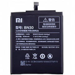 Батарея (акумулятор) Xiaomi BN30 оригінал Китай Redmi 4A 3030/3120 mAh