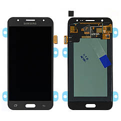 Дисплей (екран) Samsung Galaxy J5 2015 J500H з тачскріном (чорний OLED)