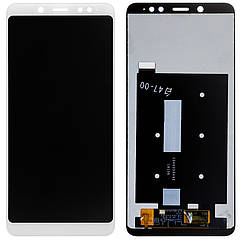 Дисплей (екран) Xiaomi Redmi Note 5, Redmi Note 5 Pro m1803e7sg з тачскріном (білий AAAA)