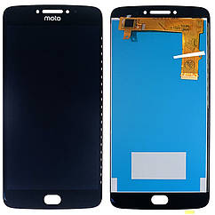 Дисплей (екран) Motorola E4 Plus XT1770 XT1771 XT1773 з тачскріном (чорний MediaTek)
