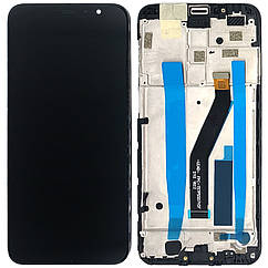 Дисплей (екран) Meizu M6T M811H з тачскріном (чорний з передньою панеллю)