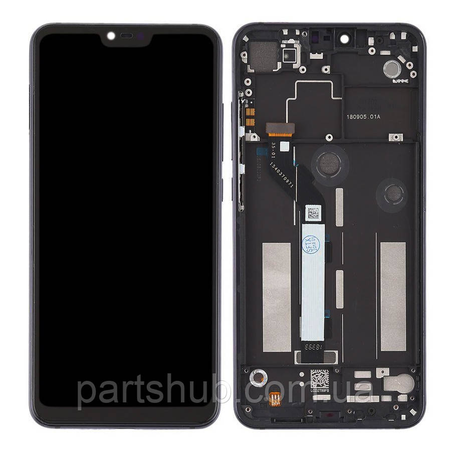 Дисплей Xiaomi Mi8 Lite, Mi 8X M1808D2TG з тачскріном (з чорною рамкою), фото 1