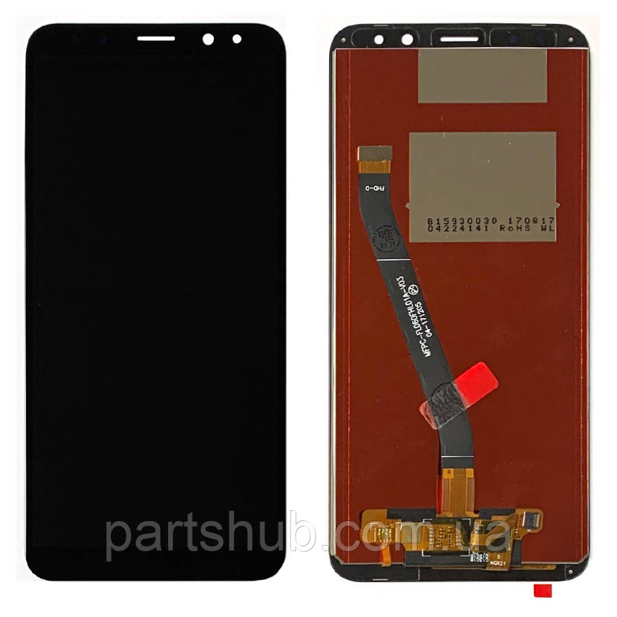 Дисплей (екран) Huawei Mate 10 Lite RNE-L01 RNE-L21 51091YGF з тачскріном (чорний), фото 1