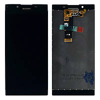 Екран (дисплей) Sony Xperia L1 G3311 G3312 G3313 + тачскрин черный