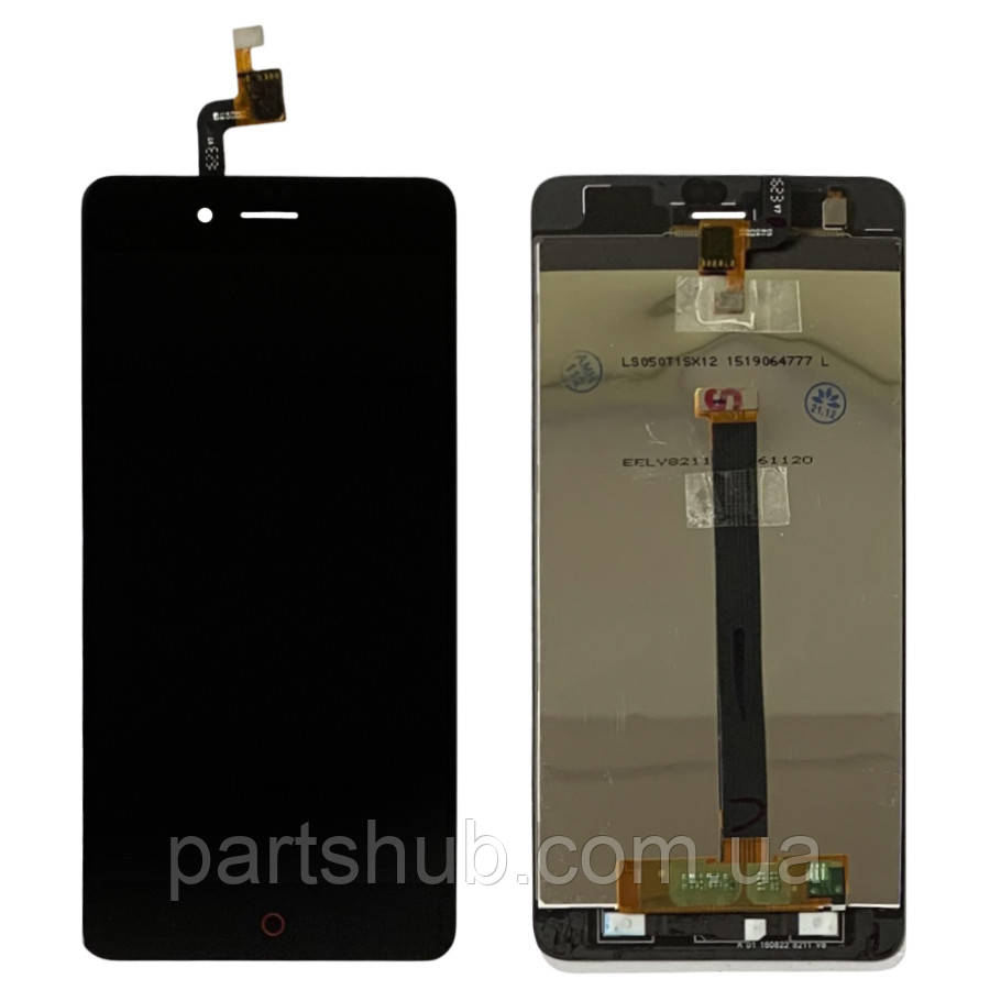Дисплей (екран) ZTE Nubia Z11 mini NX529J з тачскріном (чорний оригінал 100%), фото 1