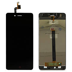 Дисплей (екран) ZTE Nubia Z11 mini NX529J з тачскріном (чорний оригінал 100%)