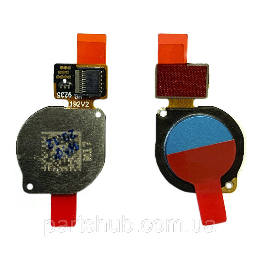 Шлейф Huawei P30 Lite MAR-LX1 зі сканером відбитка пальця (синій), фото 1