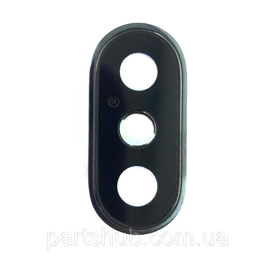 Скло камери Apple iPhone X (AAA у чорній рамці ), фото 1