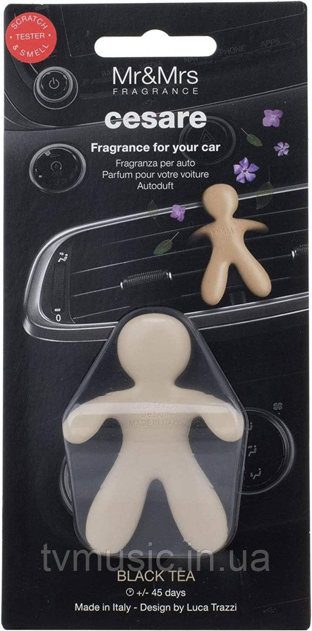 Ароматизатор до машини Mr&Mrs CESARE BLISTER Black Tea - Beige, фото 1