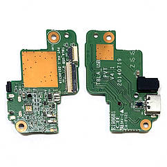 Шлейф Lenovo Tab S8 8.0" S8-50 S8-50F з роз'ємом зарядки, мікрофоном та вібродзвінком оригінал - нижня плата