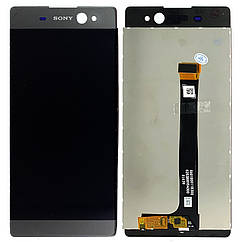 Дисплей (екран) Sony Xperia XA Ultra F3211 F3212 F3213 F3215 F3216 з тачскріном (сірий оригінал Китай)
