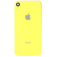 Задняя крышка Apple iPhone XR желтая оригинал Китай со стеклом камеры