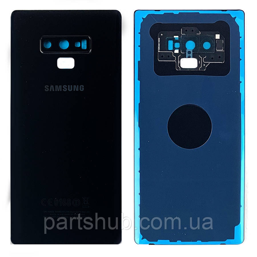 Задня кришка Samsung Galaxy Note 9 N960F чорна оригінал Китай зі склом камери