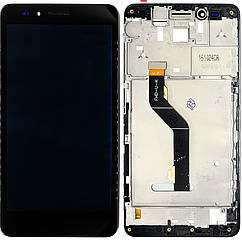 Дисплей (екран) Huawei Honor 5X KIW-L21 GR5 2016 з тачскріном (чорний з рамкою)