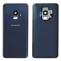 Задняя крышка Samsung Galaxy S9 G960F синяя оригинал Китай со стеклом камеры