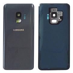 Задня кришка Samsung Galaxy S9 G960F (сіра оригінал Китай зі склом камери)