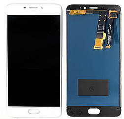 Дисплей (екран) Meizu M3e A680H з тачскріном (білий)