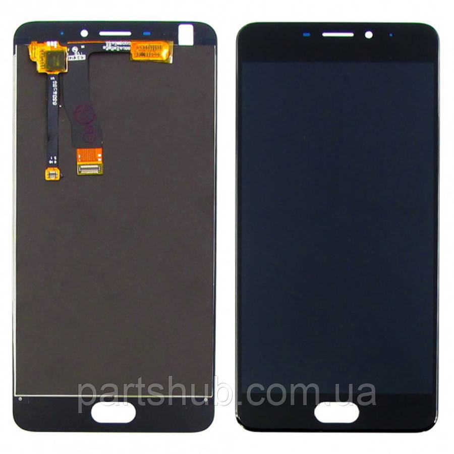 Дисплей (екран) Meizu M5 Note M621H з тачскріном (чорний), фото 1
