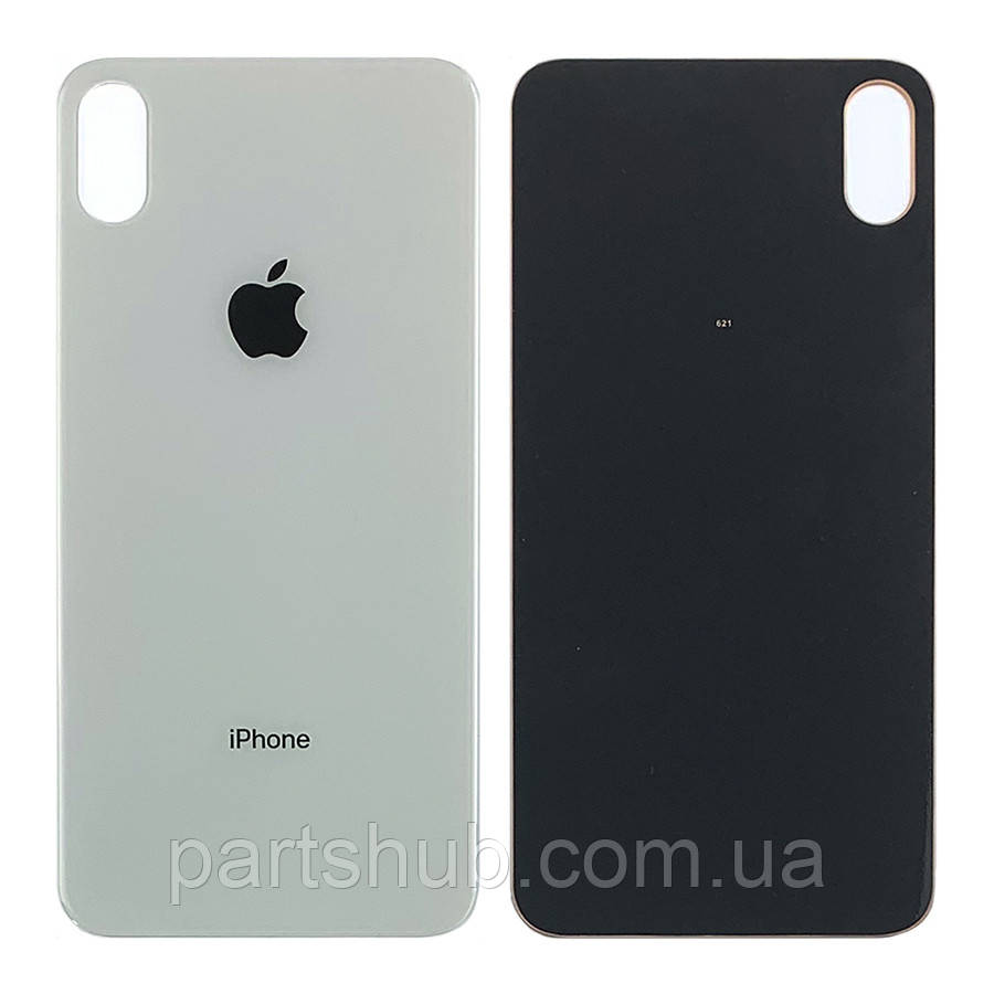 Задня кришка Apple iPhone XS Max (біла оригінал Китай з великим отвором), фото 1