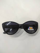 Сонцезахисні окуляри жіночі /polaroid жіночий/ Жіночі очки шанель чорні