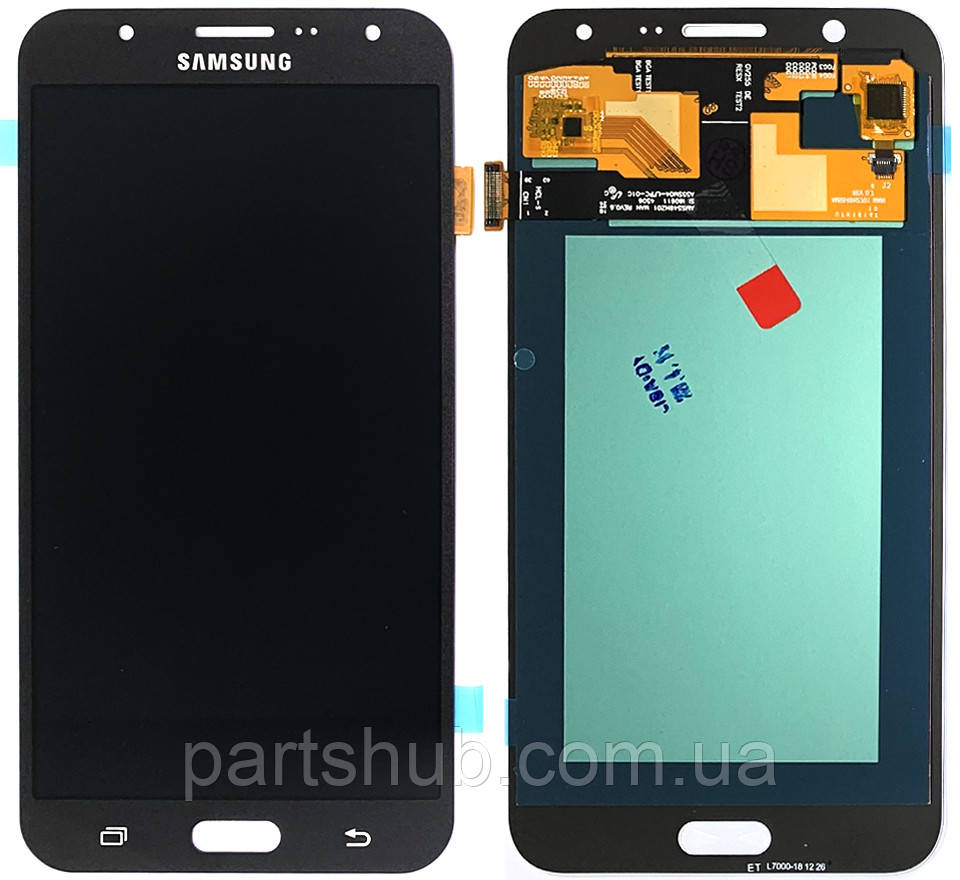 Дисплей Samsung Galaxy J7 2015 J700 з тачскріном чорний OLED Big LCD