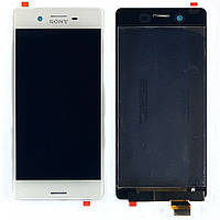 Екран (дисплей) Sony Xperia X F5121 F5122, X Perfomance F8131 F8132 + тачскрин белый оригинал Китай