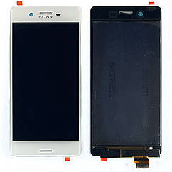 Дисплей (екран) Sony Xperia F5121 F5122, X Perfomance F8131 F8132 з тачскріном (білий оригінал Китай)