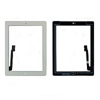 Тачскрин Apple iPad 3, iPad 4 для iPad 3 белый оригинал Китай с кнопкой Home