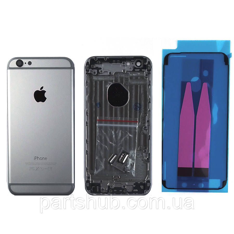 Корпус Apple iPhone 6 (темно-сірий), фото 1