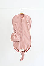 Безрозмірна пелюшка на блискавці з шапочкою "Каспер", Чайна троянда