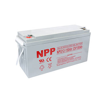 Гелева (GEL) акумуляторна батарея NPP 12V 150Ah (1800W*h), фото 1