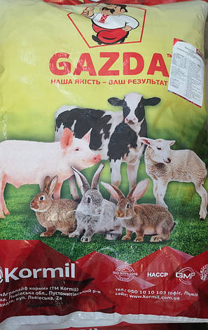 GAZDA Універсал для свиней 25/15/10/20/10%, фото 1