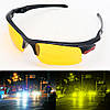 Антивідблискові окуляри антифари для автомобілістів Жовті / Тактичні окуляри з жовтими лінзами