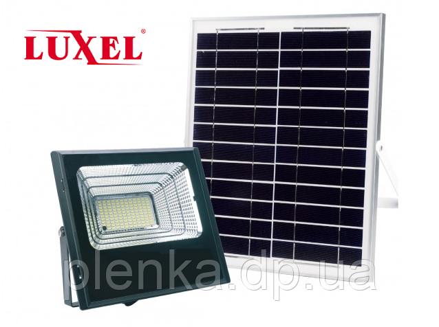 Світлодіодний прожектор на сонячних батареях датчиком руху Luxel IP65 40 W (SFL-40C)