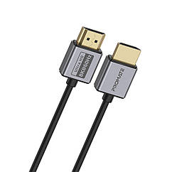 Кабель Promate PrimeLink8K-150 HDMI to HDMI 2.1 UHD HDR 1.5 м Grey (primelink8k-150.grey)