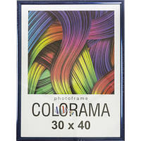 Фоторамка "LA-NEW Colorama" 30х40 blue metallic(10)