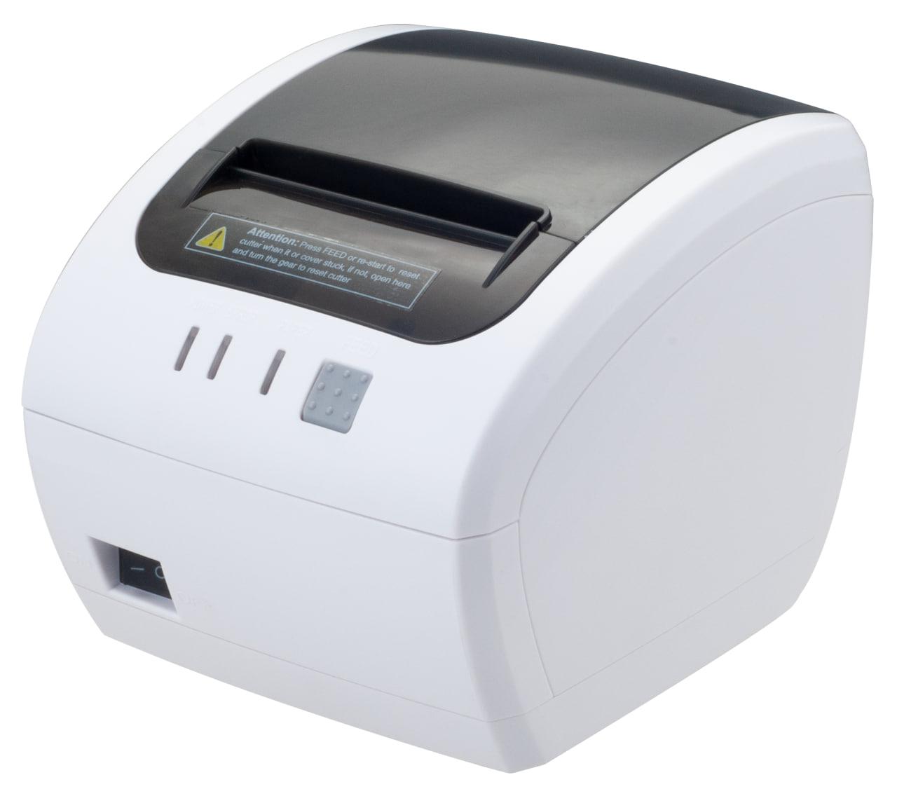 Чековий принтер Ucolor YC-A300F Ethernet+USB+rs232 80мм, обріз, білий