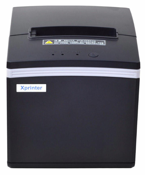 Чековий принтер Xprinter N260H XP-E260L LAN Ethernet+USB+rs232 80мм, обріз, чорний