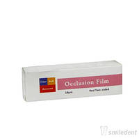 Occlusion film red two-sided. Артикуляционная бумага 2-х сторонняя ( красная ).