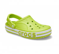 Сабо детские Crocs девочке kids BAYABAND CLOG лайм