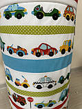 Кошик для іграшок, для хлопчика "Машинки різнокольорові", фото 6
