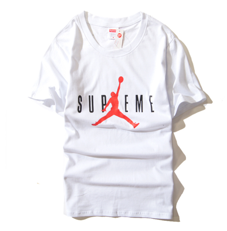 Футболка Supreme x Jordan біла чоловіча жіноча унісекс