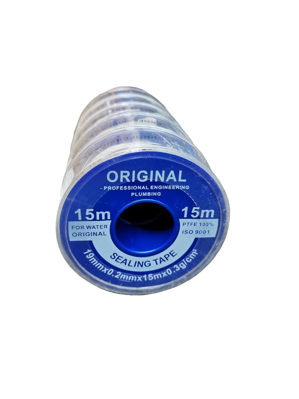 Фум-стрічка ORIGINAL 15м х19мм х0,2мм, фото 1
