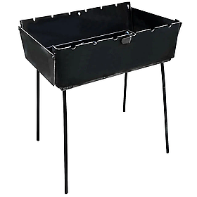 Мангал-валіза Metal-Best на 6 шампурів | 1 уровень | 3мм