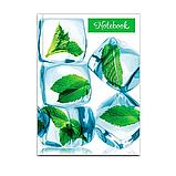 Зошит Mizar Notebook А5 96 аркушів у клітинку тверда обкладинка на спіралі збоку (ЗТП-004-МВ), фото 2