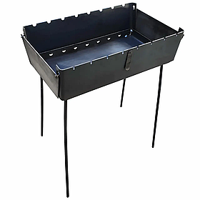 Мангал-валіза Metal-Best на 8 шампурів | 1 уровень | 3мм