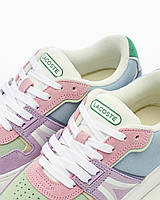 LACOSTE Снікерcи L001 0722 3 Sfa Leather and Suede Colorblock Sneakers 43sfa0073-Amk, фото 7