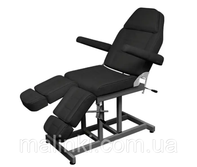 Педикюрне крісло-кушетка, модель 246 Т, чорний колір