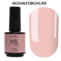 Komilfo Bottle Gel Nude 15мл (c кисточкой)