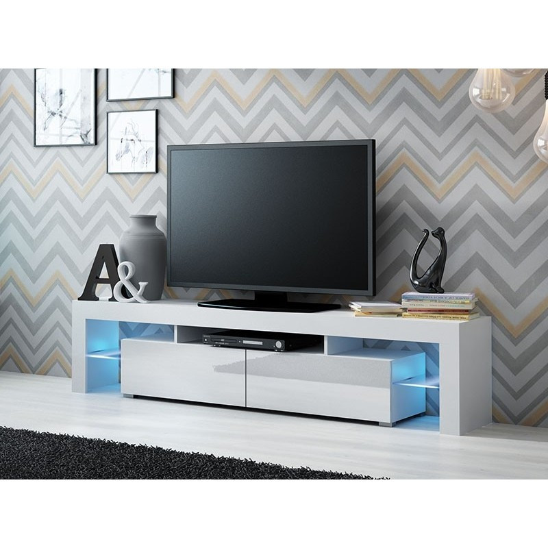 Тумба під телевізор у вітальню з ДСП/МДФ RTV SOLO Сama Meble Польша, фото 1